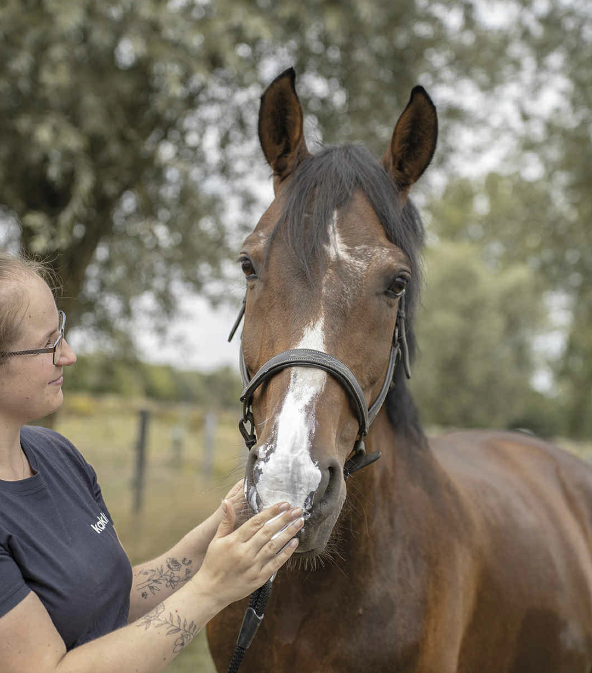 Jennifer et Doby, propriétaire aux Herbieres