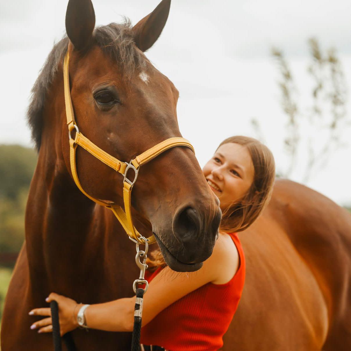 Margaux avec son cheval