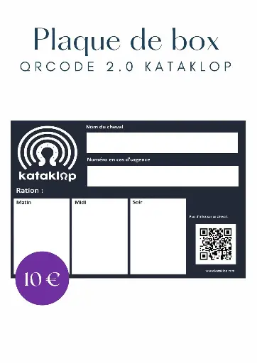 Plaque de box 2.0
